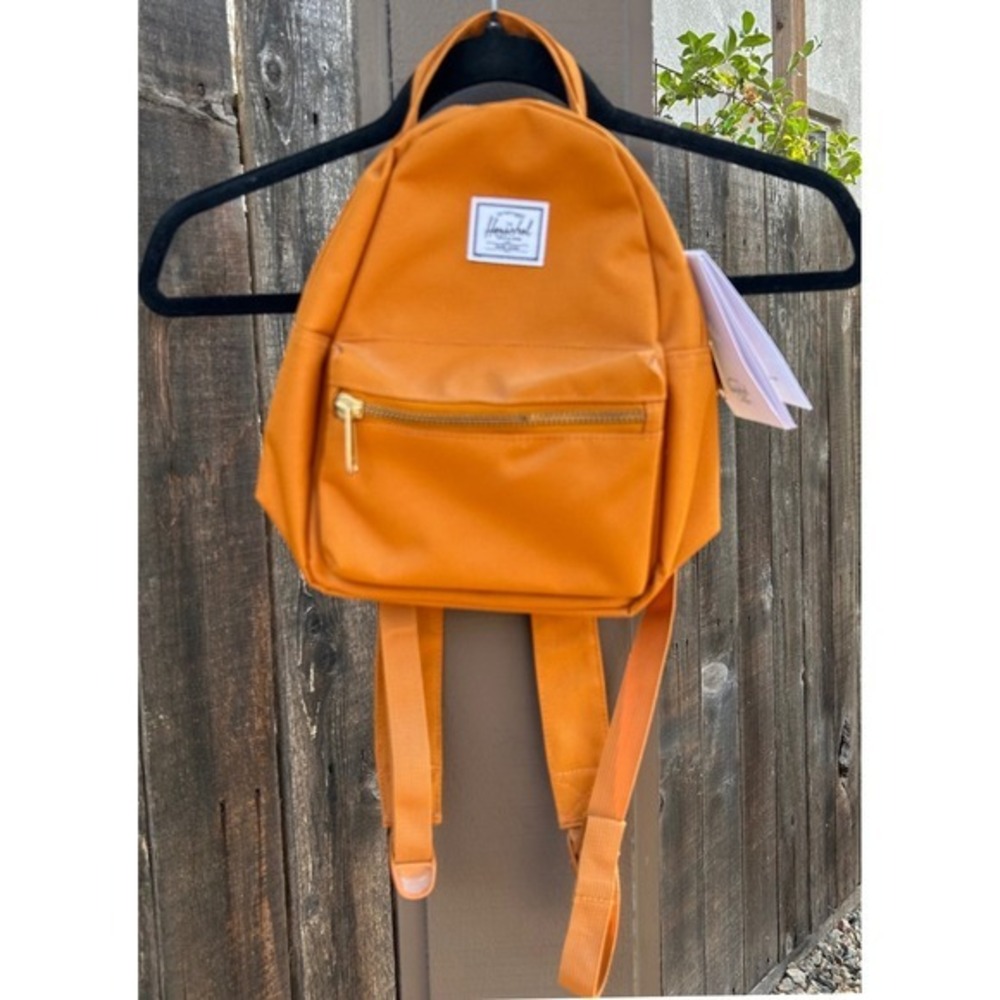 Herschel Nova Mini Backpack 9L Pumpkin Spice Orange NWT 10501-04097